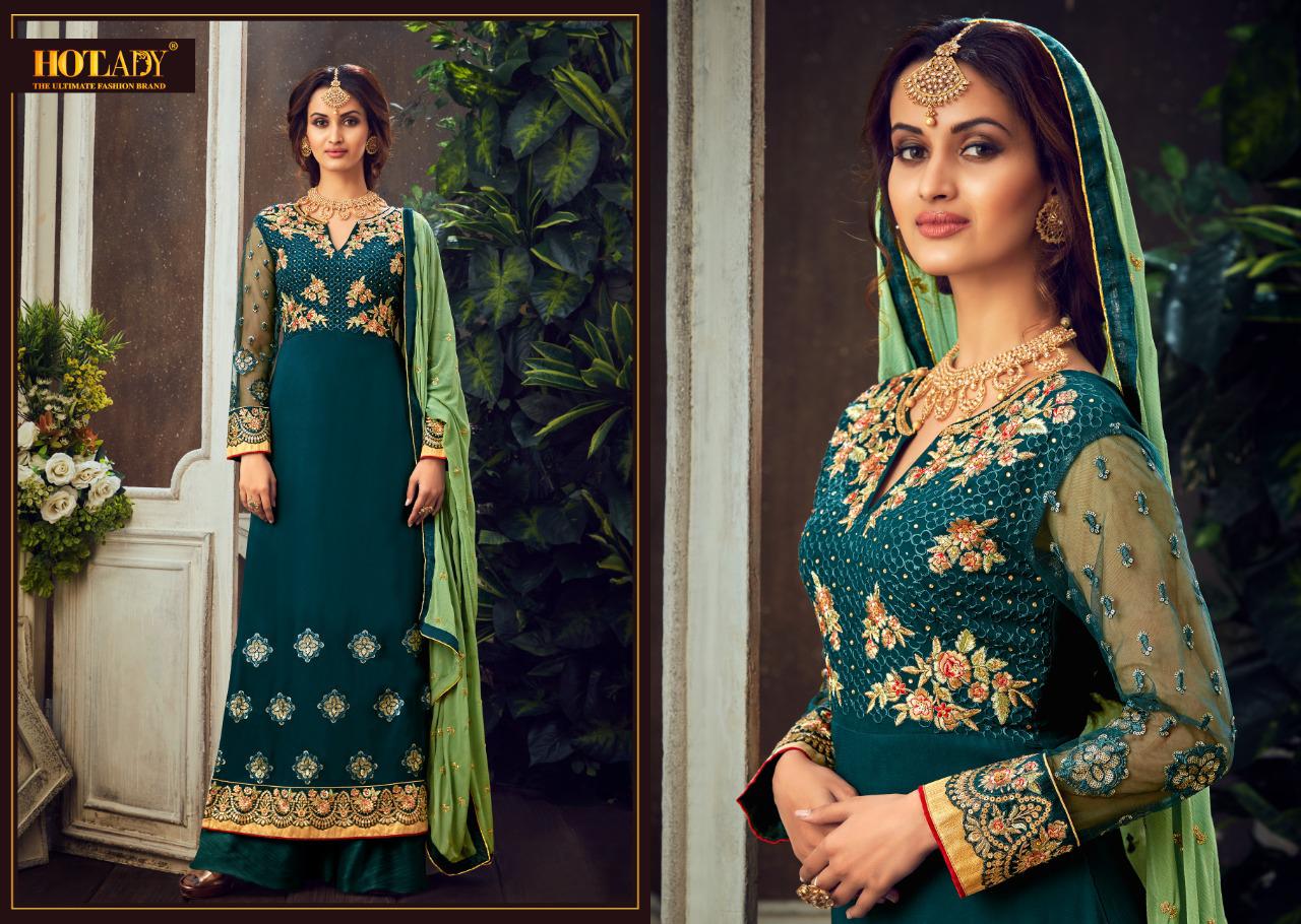 Hotlady Mahika Designer Pure Georgette Suit