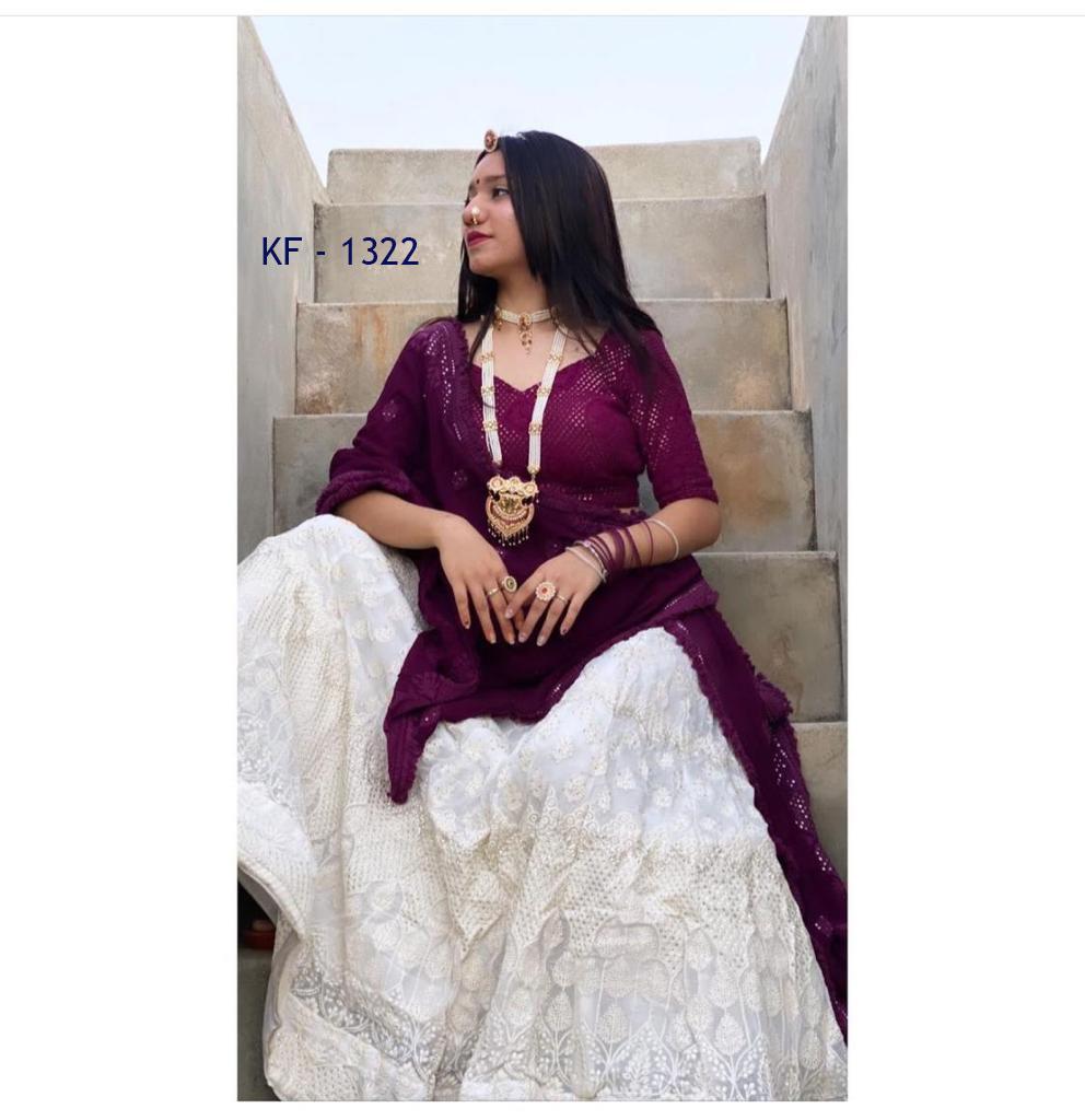 Bt-13 Designer Heavy Georgette Lehenga