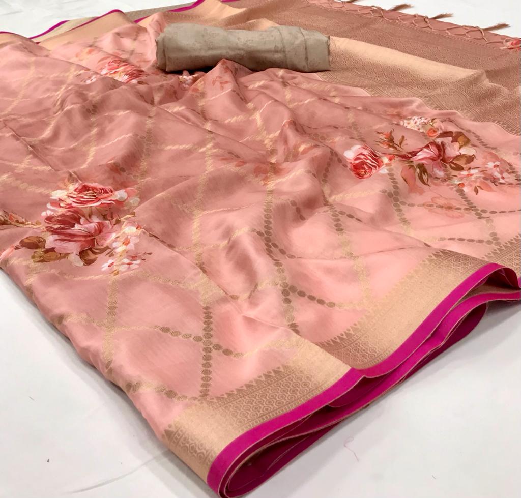 Musleen Silk Designer Soft Silk Saree