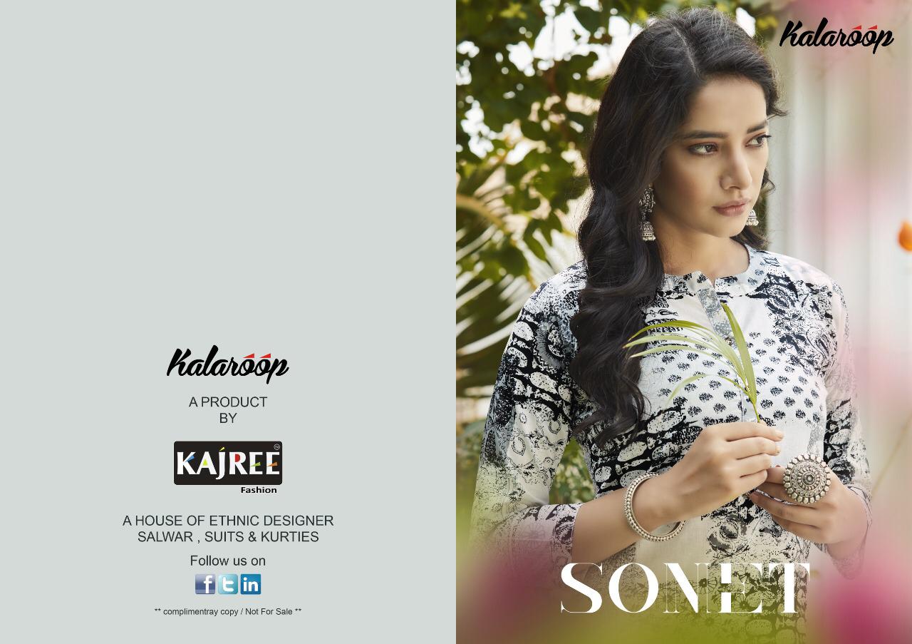 Kalaroop Sonet Series 12535-12540 Cotton Print Kurti