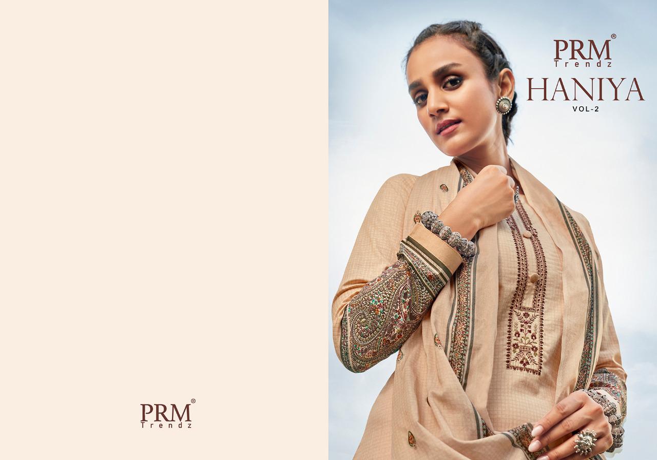 Prm Trendz Haniya Vol-2 Series 3791-3800 Pure Lawn Cotton Suit