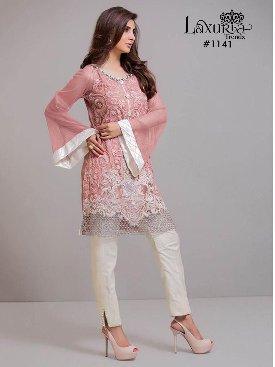 Laxuria Trendz 1141 Designer Faux Georgette Tunic