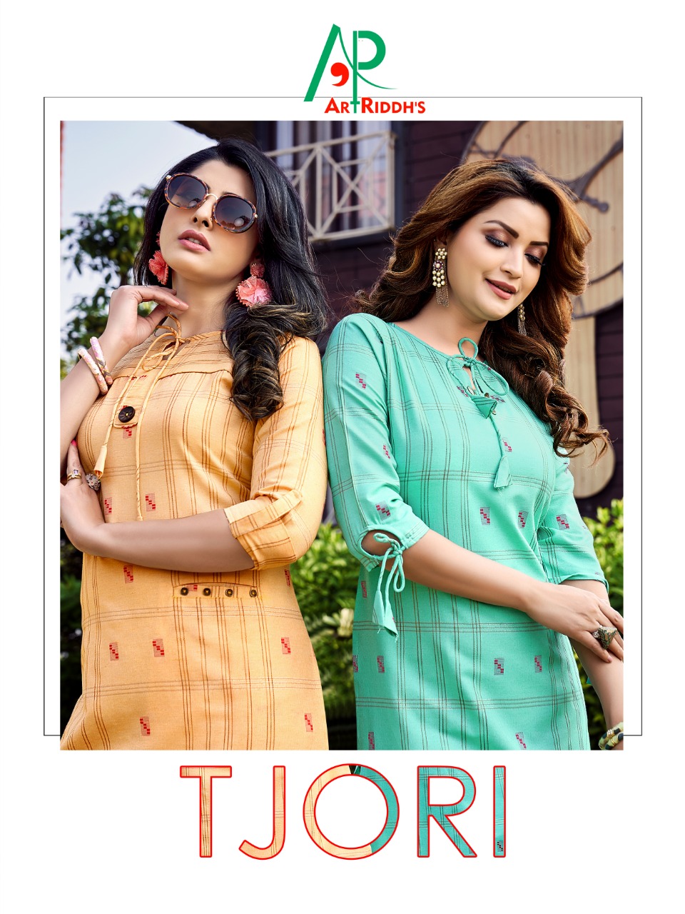 Artriddhs Tjori Series 60001-60007 Jacqard Jari Lining Cotton Kurti