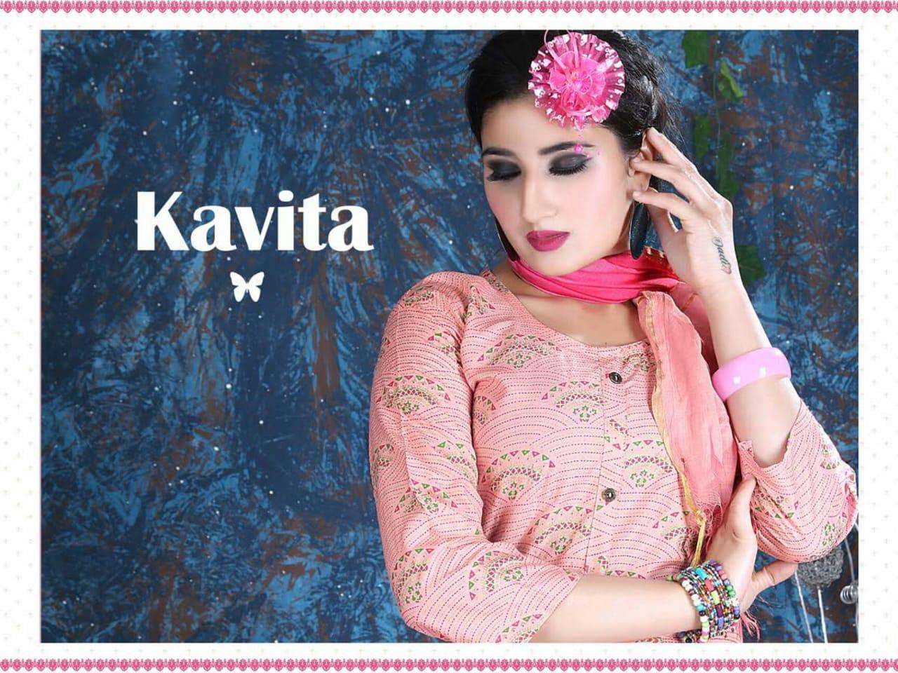 Kavita Vol.1 By Fashion Talk Heavy Rayon Gold Print Readymade Suit