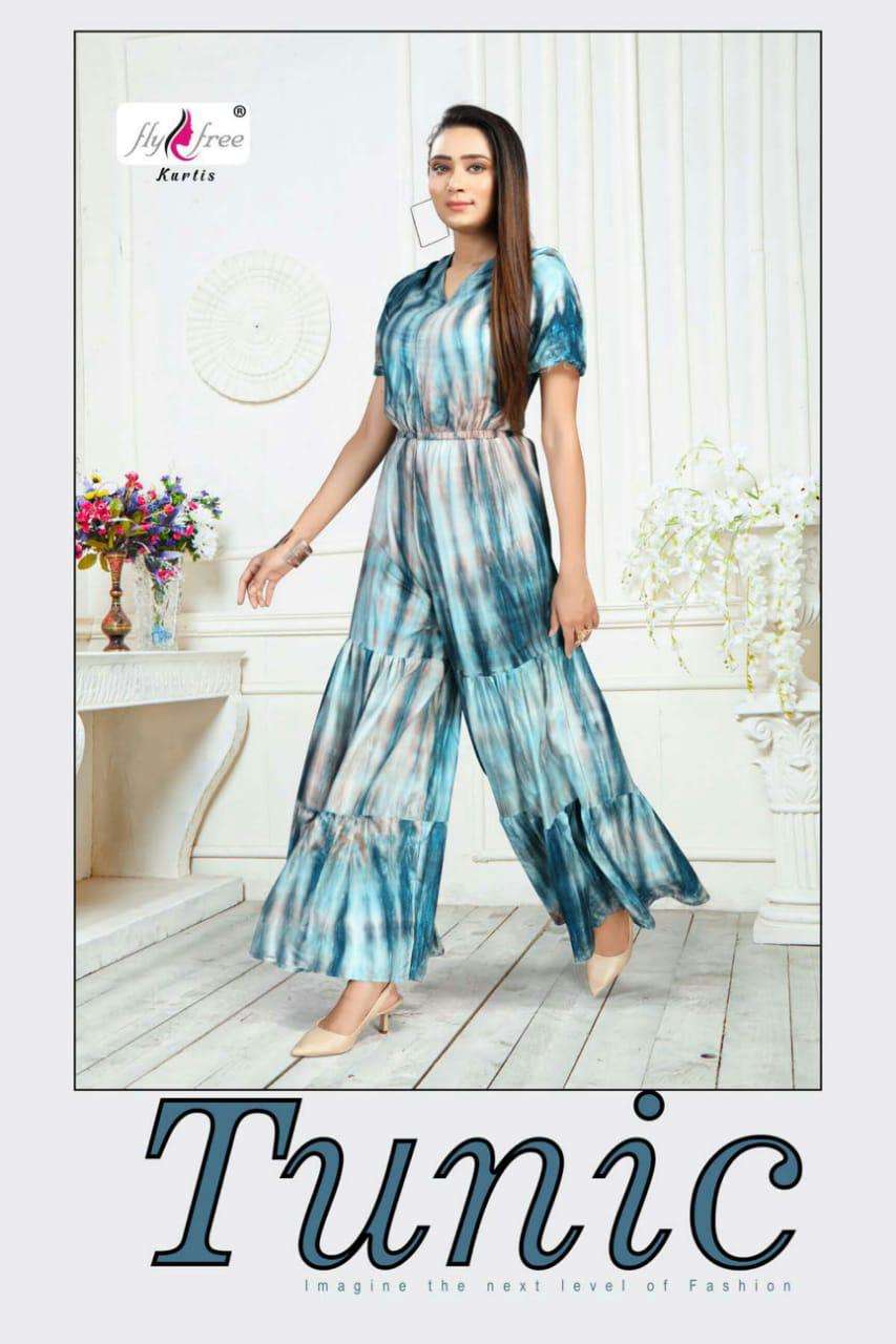 Fly Free Tunic Series 1001-1004 Heavy Rayon Jump Suit Collection