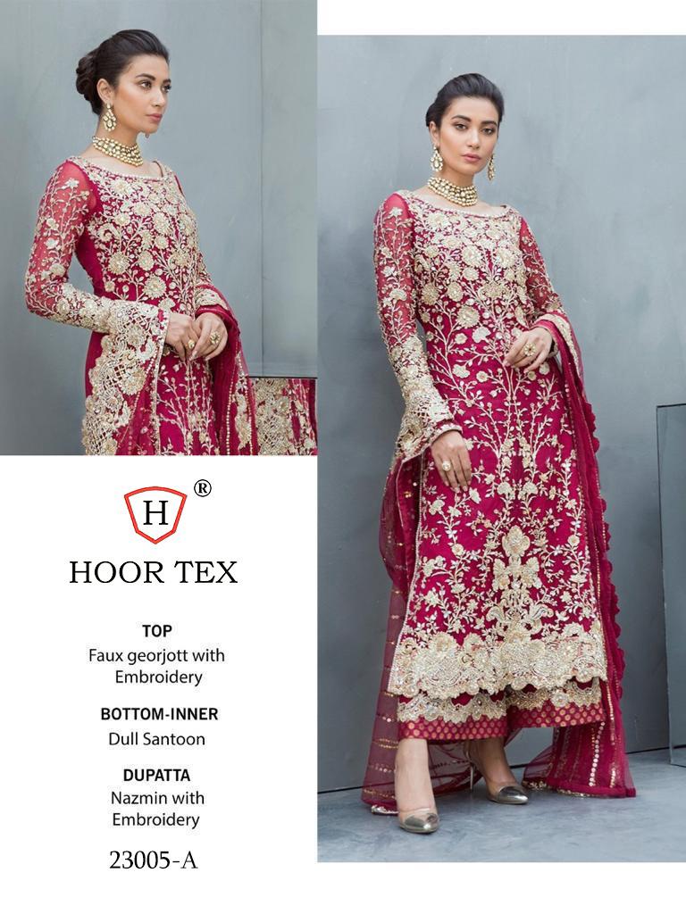 Hoor Tex 23005 Designer Faux Georgette Suit