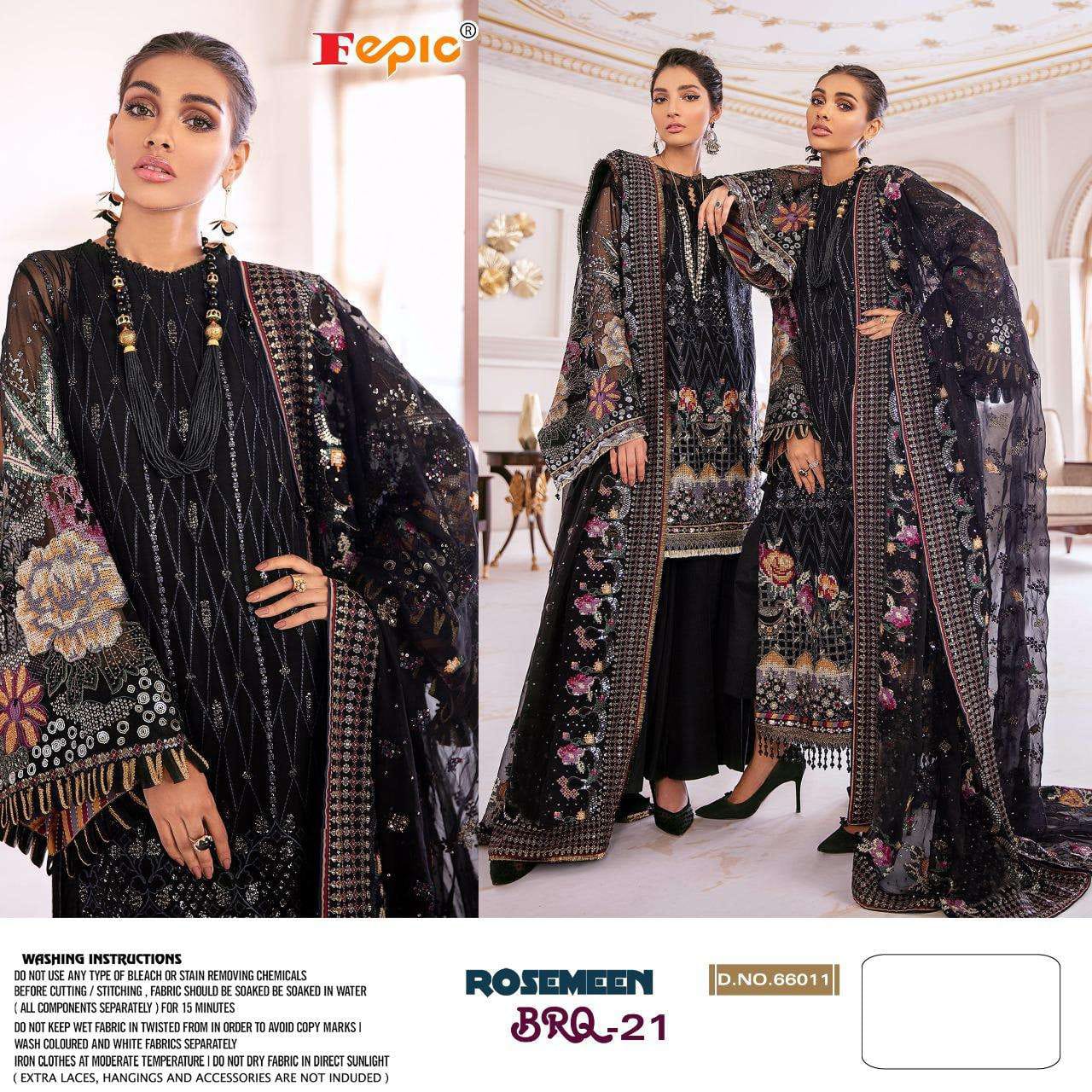 Fepic Rosemeen Brq 21 Series 66011 Designer Fancy Suit