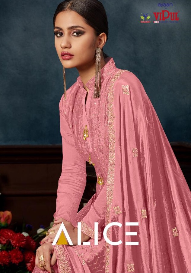 Vipul Alice Designer Chinon Suit