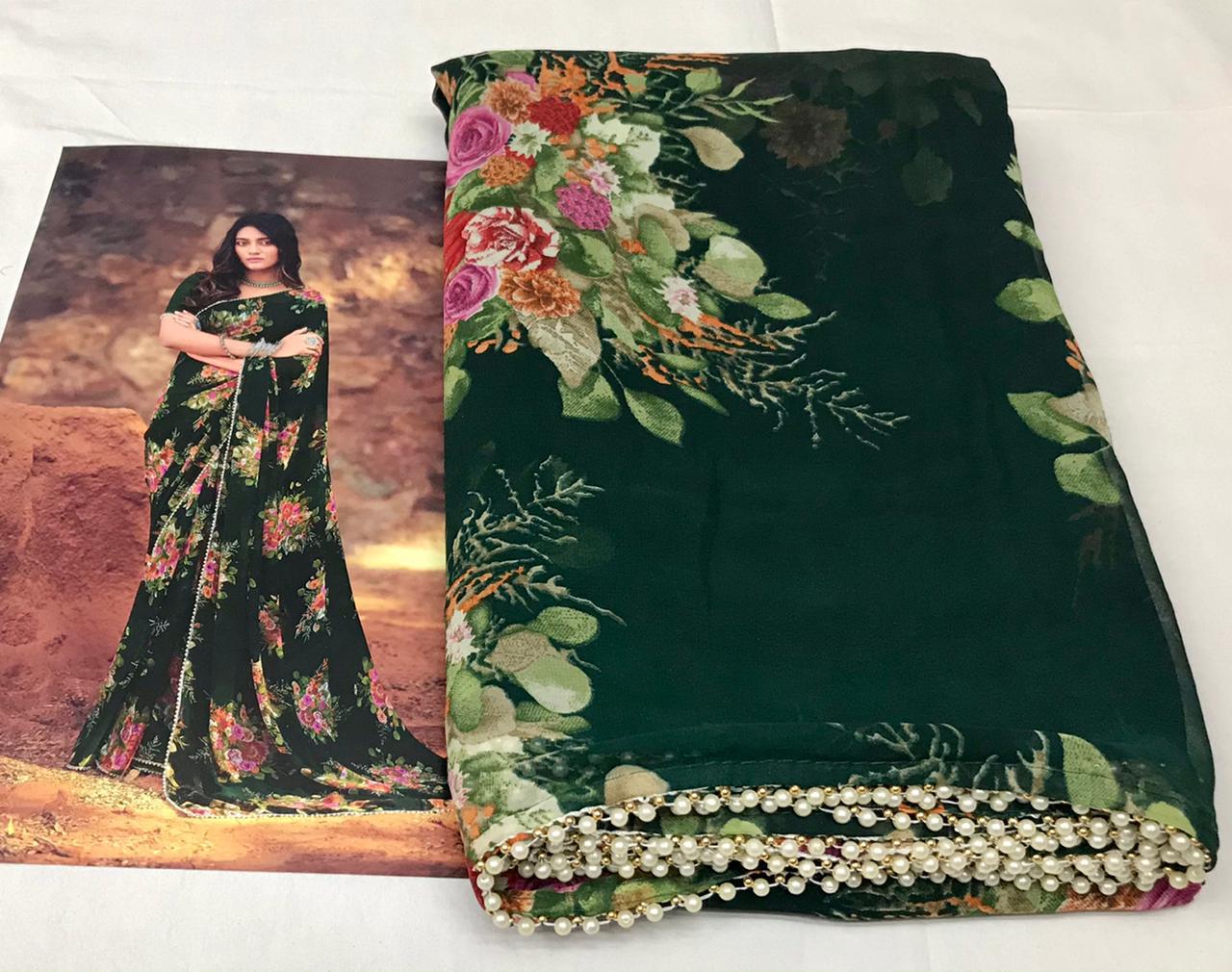 Kashvi Creation Menka Designer Chiffon Saree