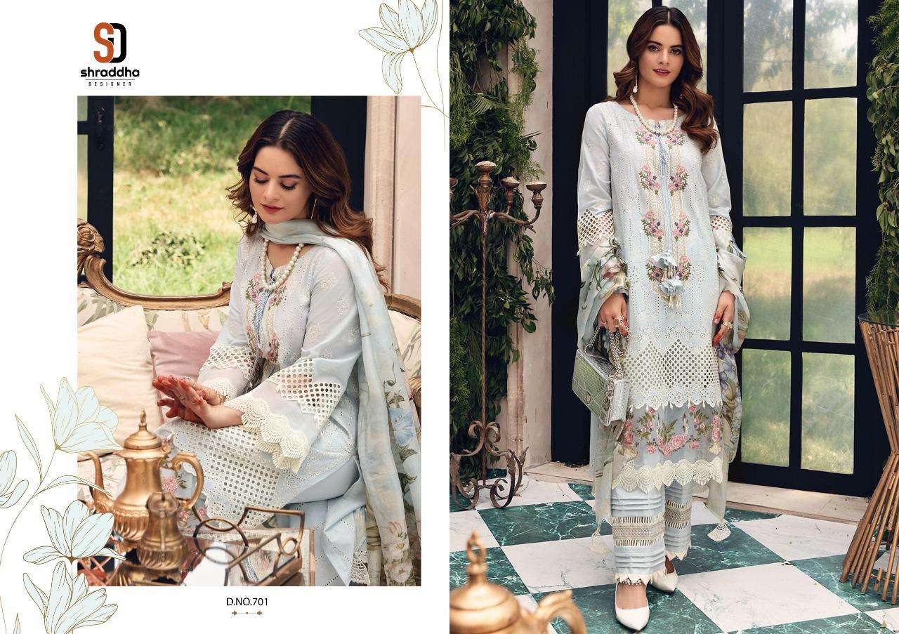 Charizma Vol 7 By Shraddha Cambric Cotton Designer Suits