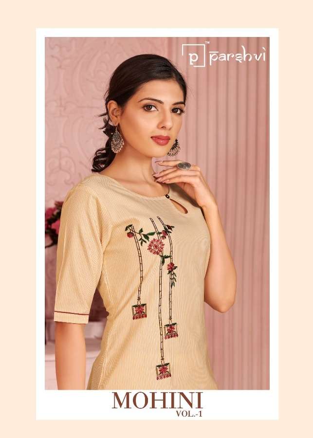 Parshvi Mohini Series 101-104 Cotton Daily Wear Kurtis