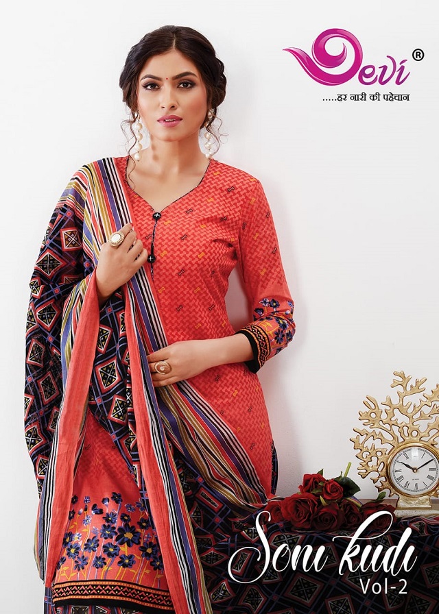 Devi Sonikudi Vol-2 Cotton Printed Suit