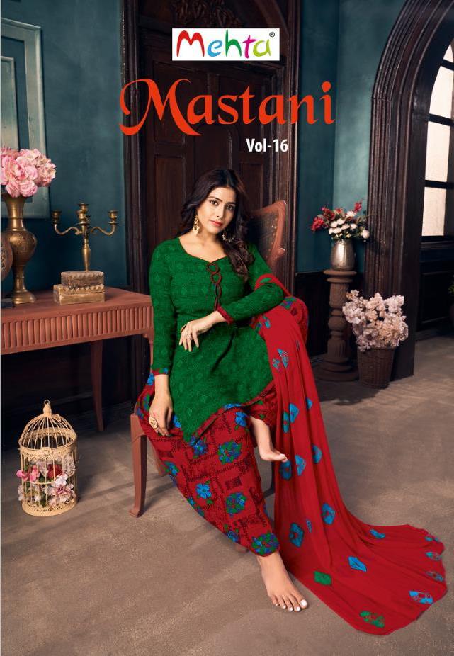 Mehta Mastani Vol 16 Printed Rayon Suit