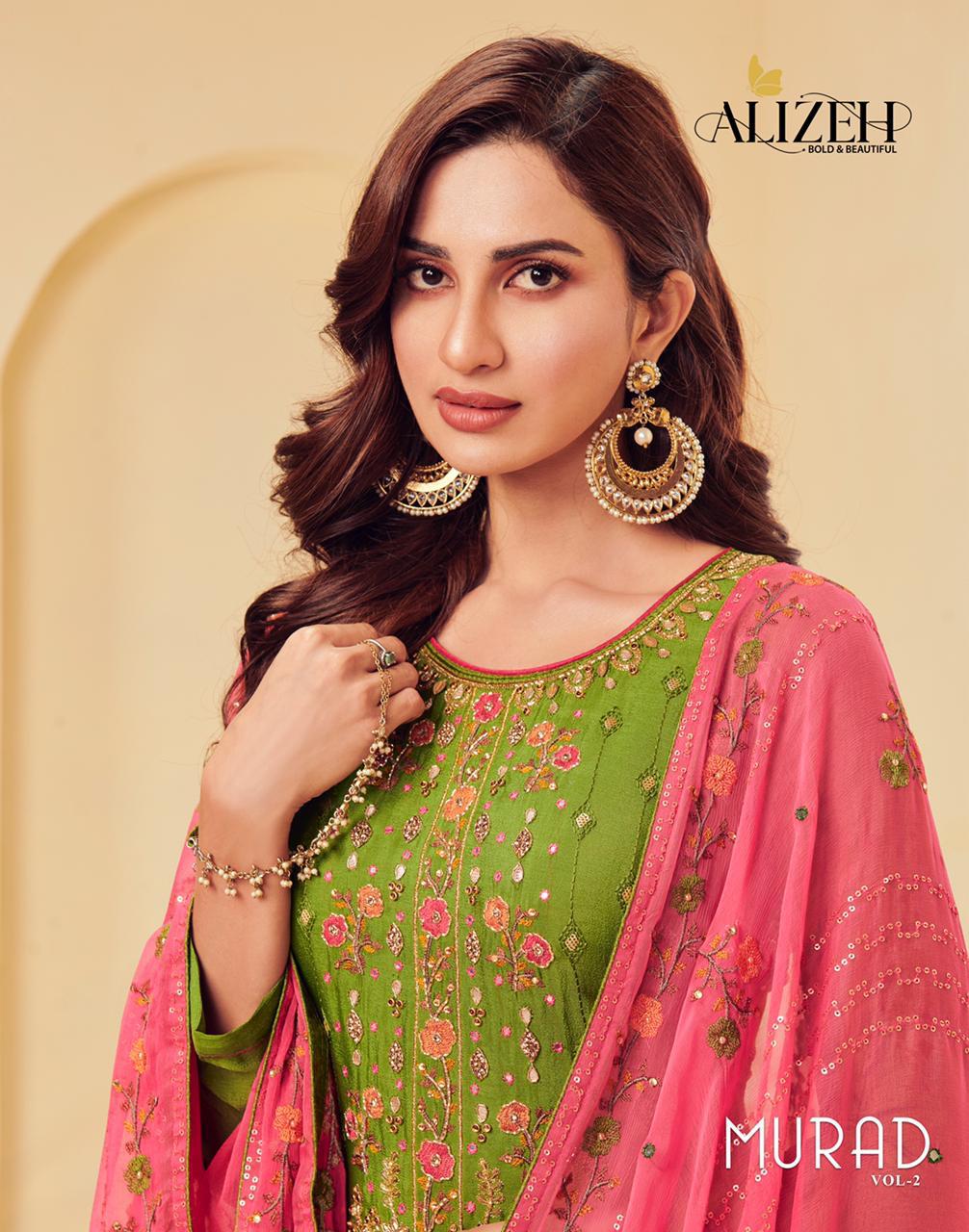 Alizeh Official Murad Vol-2 Designer Georgette Suit