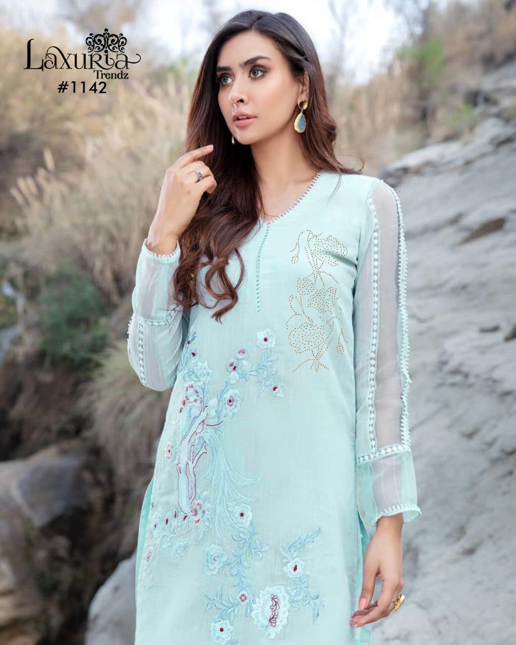 Laxuria Trendz 1142 Designer Faux Georgette Tunic