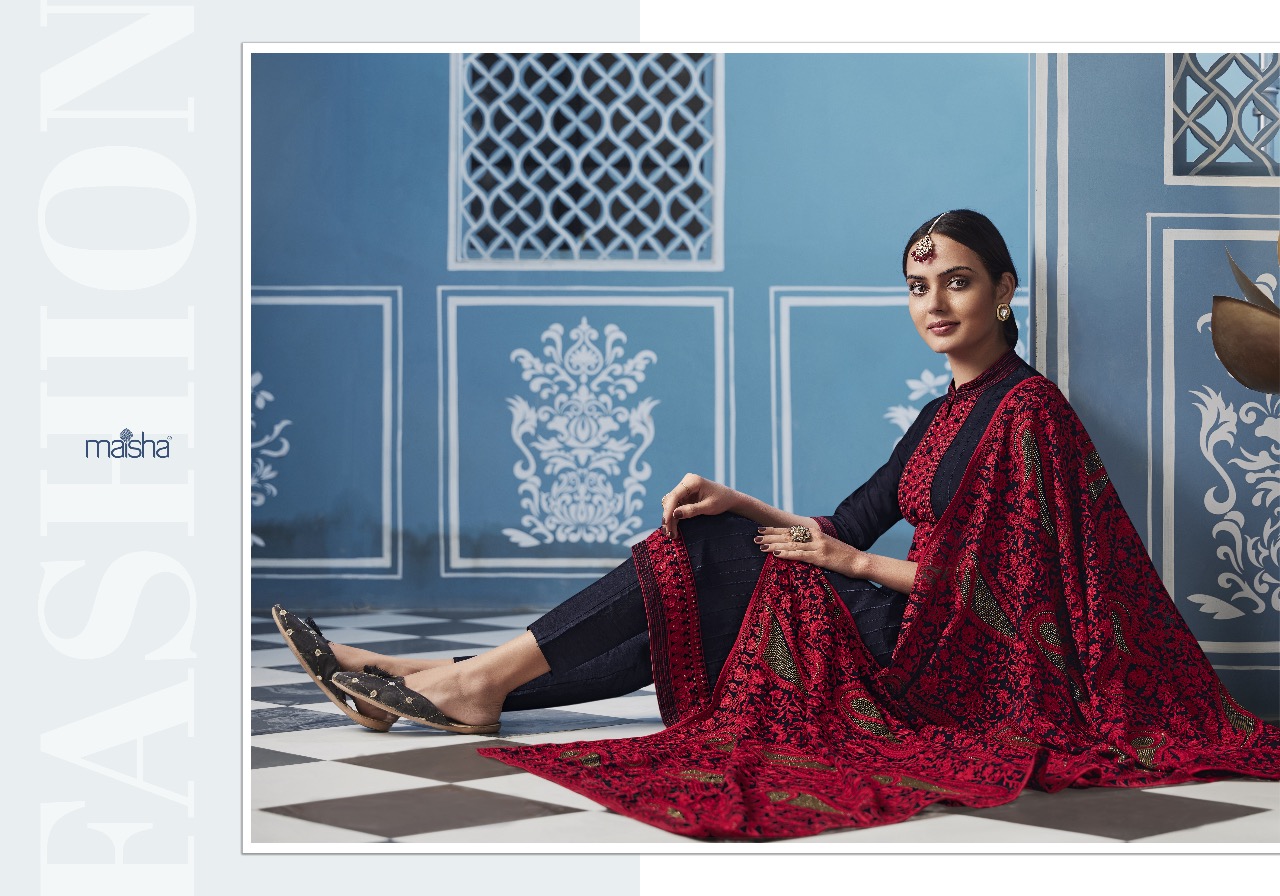 Maisha Manya Designer Pure Upada Silk Suit