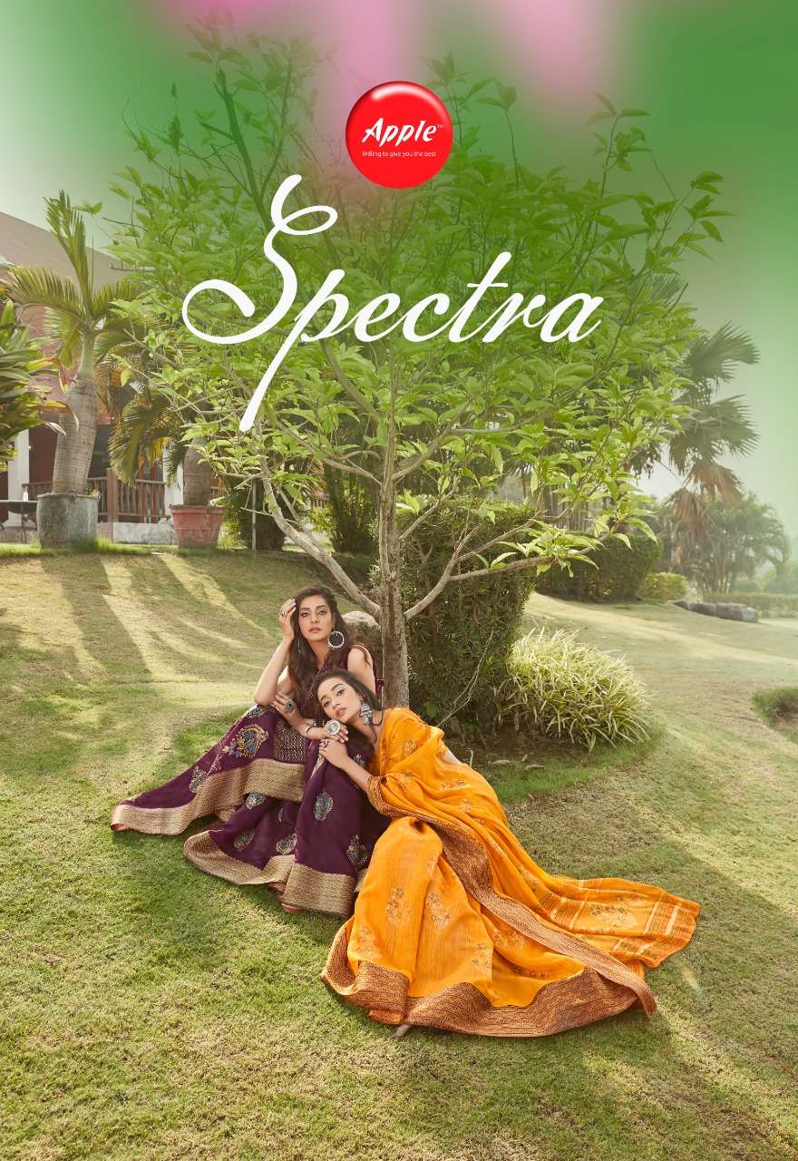 Apple Spectra Soft Linen Daily Wear Fancy Sarees