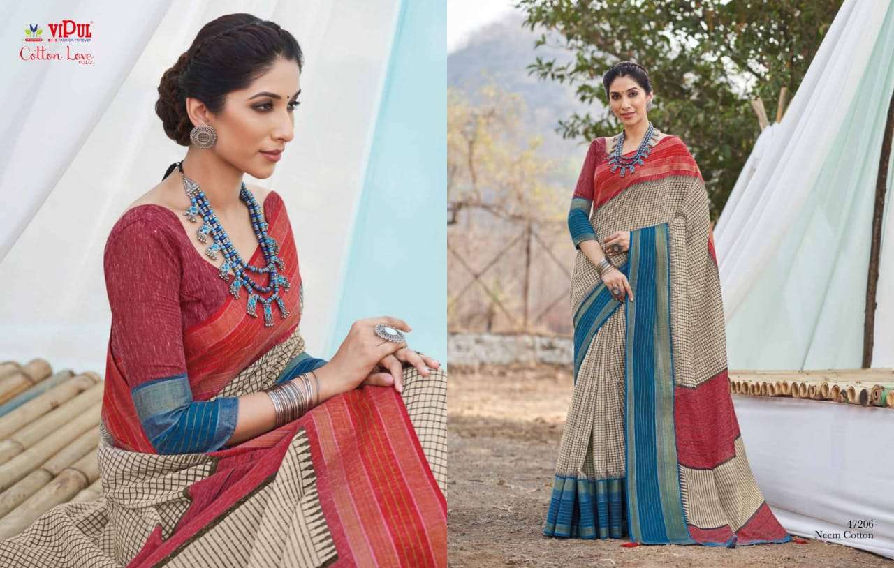 Vipul Fashion Cotton Love Vol 2 Printed Cotton Saree For Women