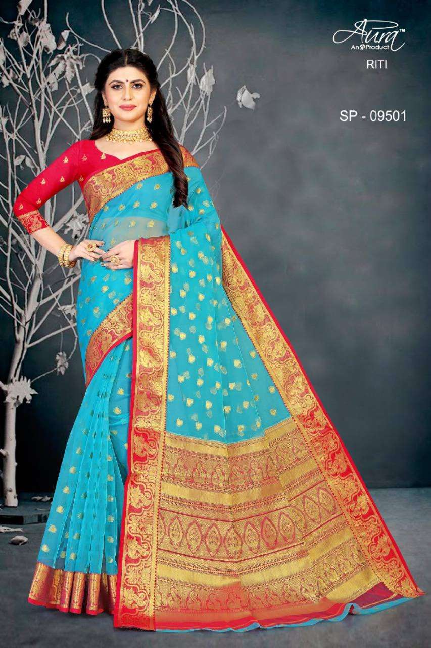 Aura Saree Riti Cotton Fancy Saris With Lowest Price