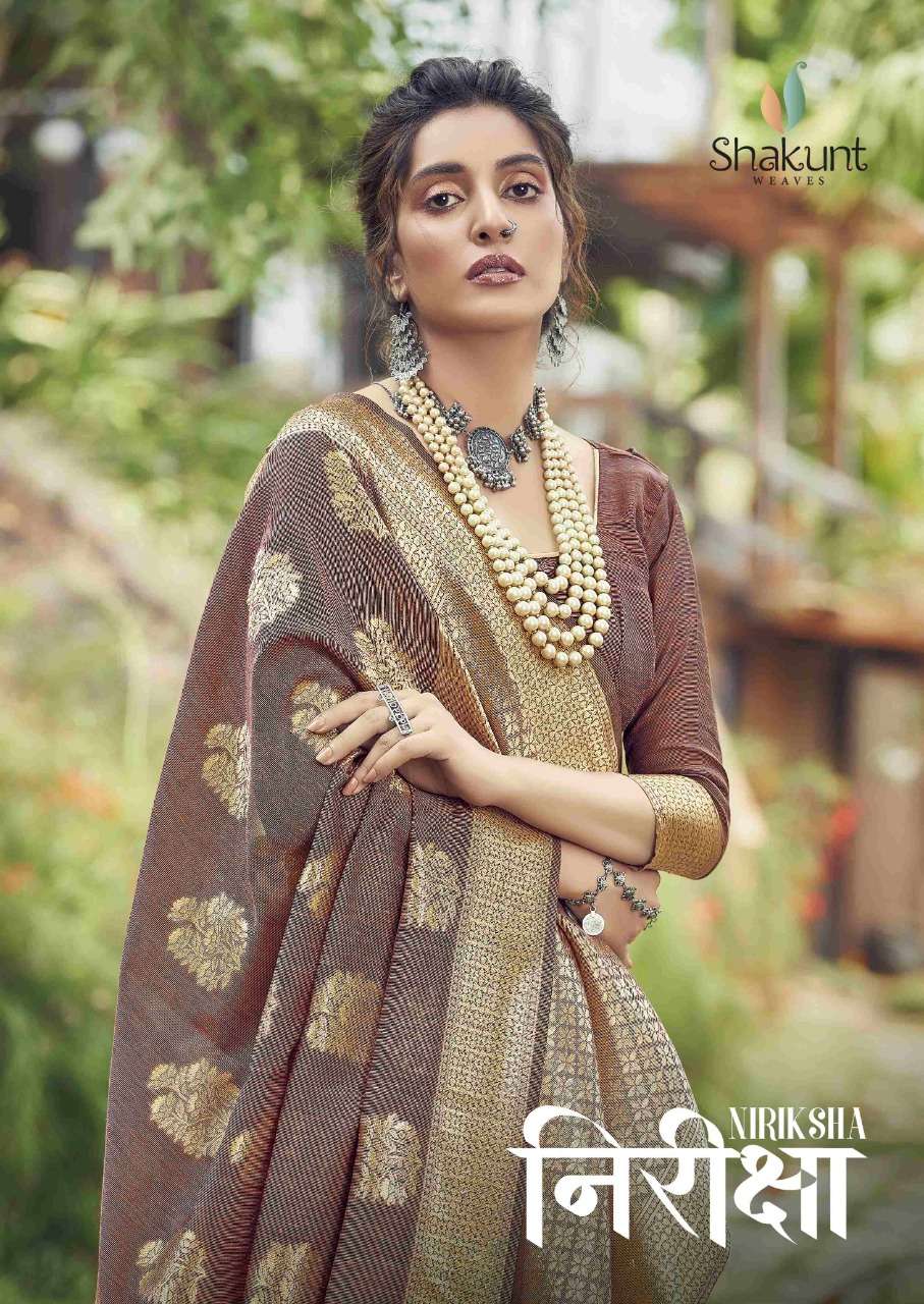 Shakunt Niriksha Cotton Weaving Designer Saree