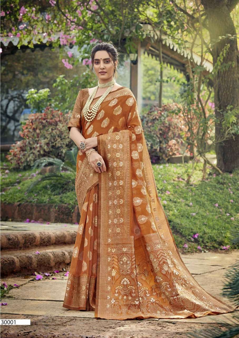 Padmashree By Shakunt Cotton Weaving Indian Fancy Saree