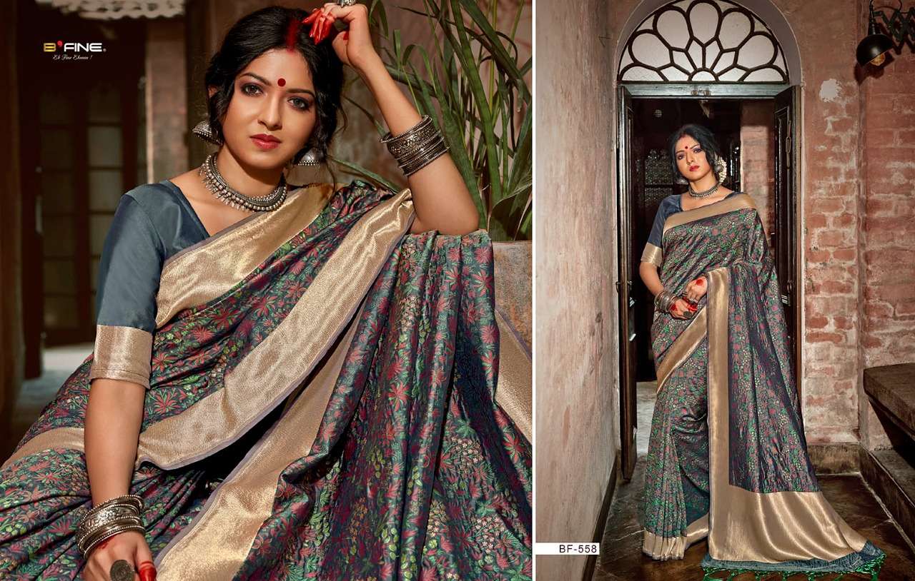 Bfine Heritage 548-559 Series Banarasi Silk Saris Wholesaler In Surat