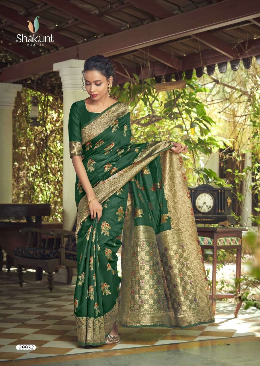 Shakunt Preetma Cotton Weaving Designer Fancy Saree