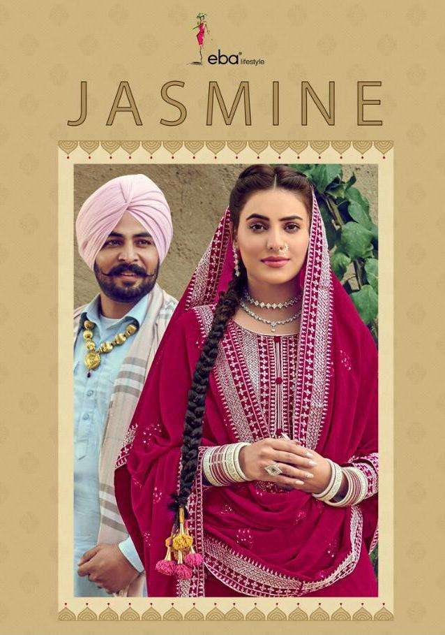 Eba Lifestyle Jasmine Series 1215-1218 Georgette Embroidery Suits