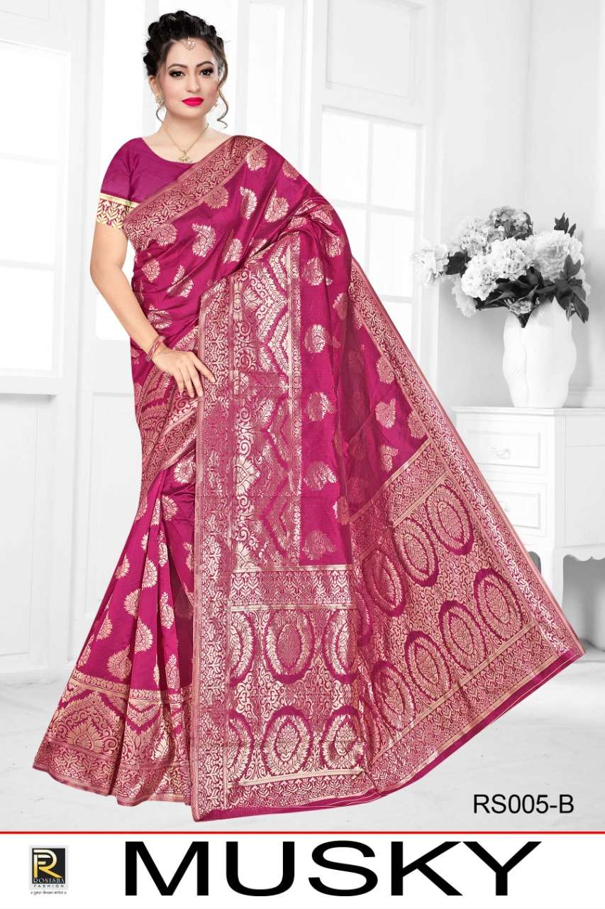 Ranjna Saree Musky Casual Wear Sillk Saree Collection