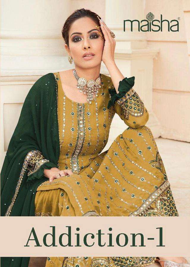 Maisha Addiction Vol-1 Series 9704 Georgette Salwar Kameez