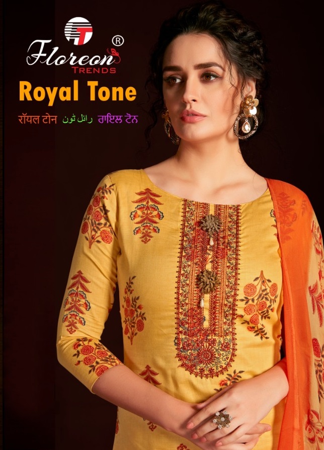 Floreon Trends Royal Tone Series 1001-1010 Glace Satin Cotton Suit