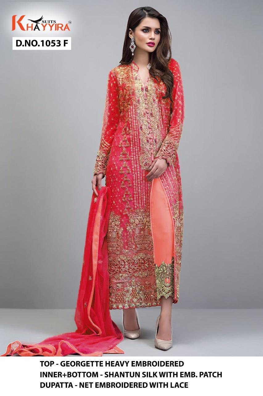 Khayyira Suits Dn-1053 Designer Fancy Suit