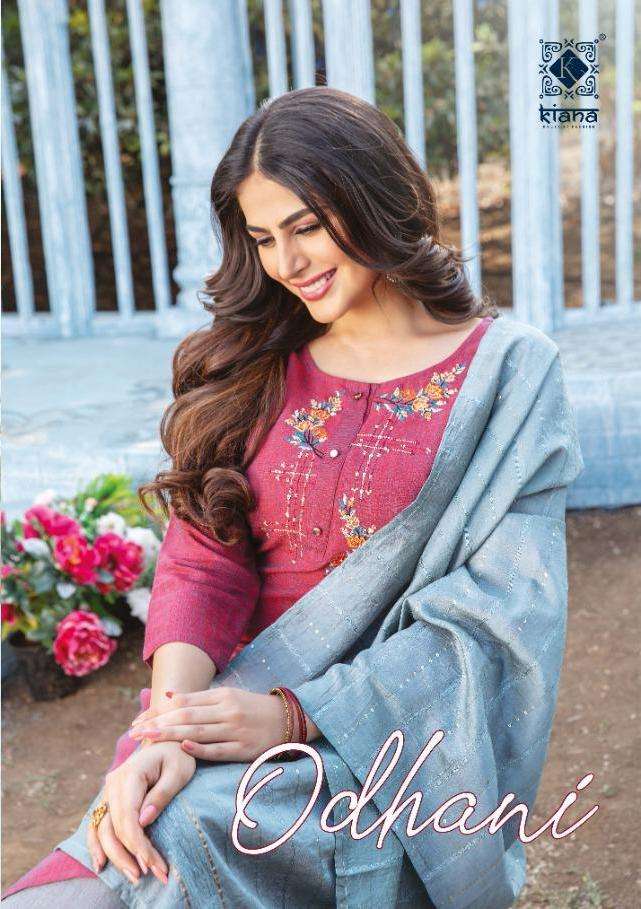 Kiana Odhani Series 001-006 Macro Viscose Readymade Salwar Kameez