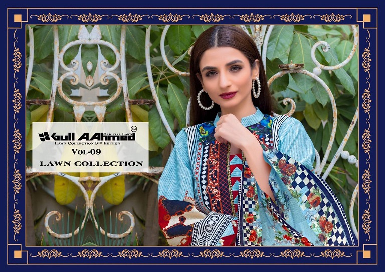 Gulahmed Vol-9 Series 81-90 Pure Lawn Cotton Pakistani Suit