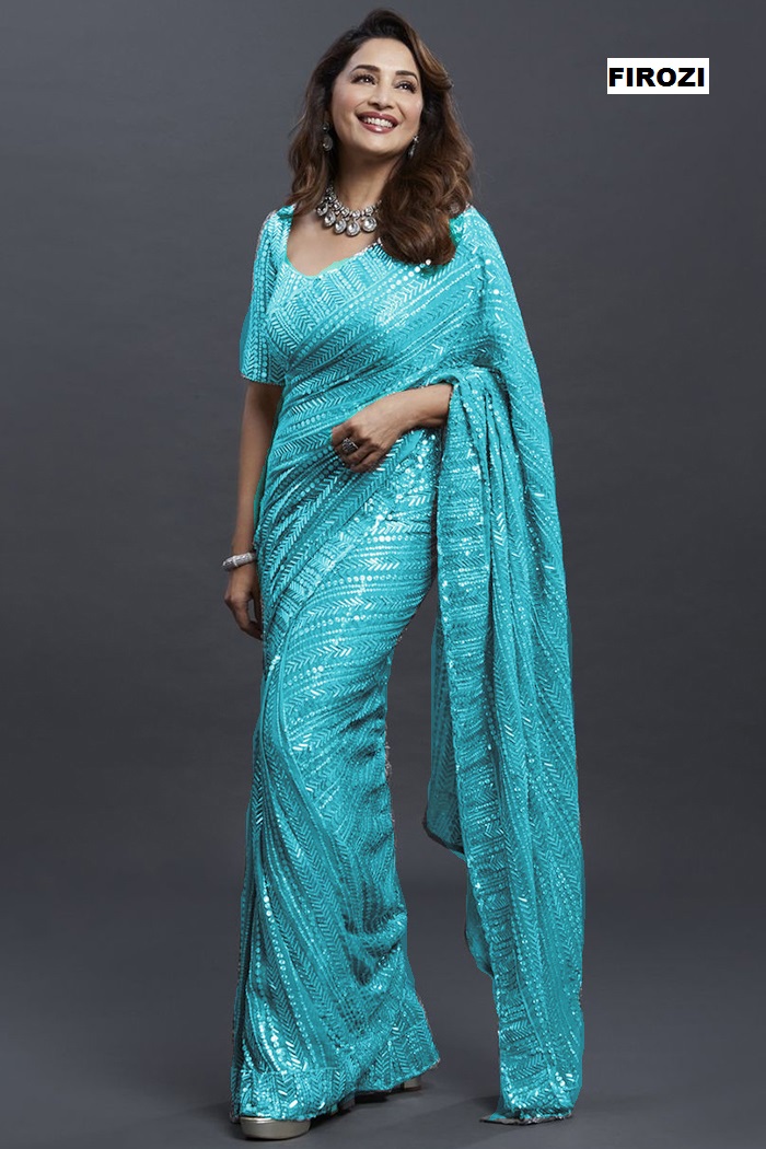 Bt-16 Designer Georgette Saree