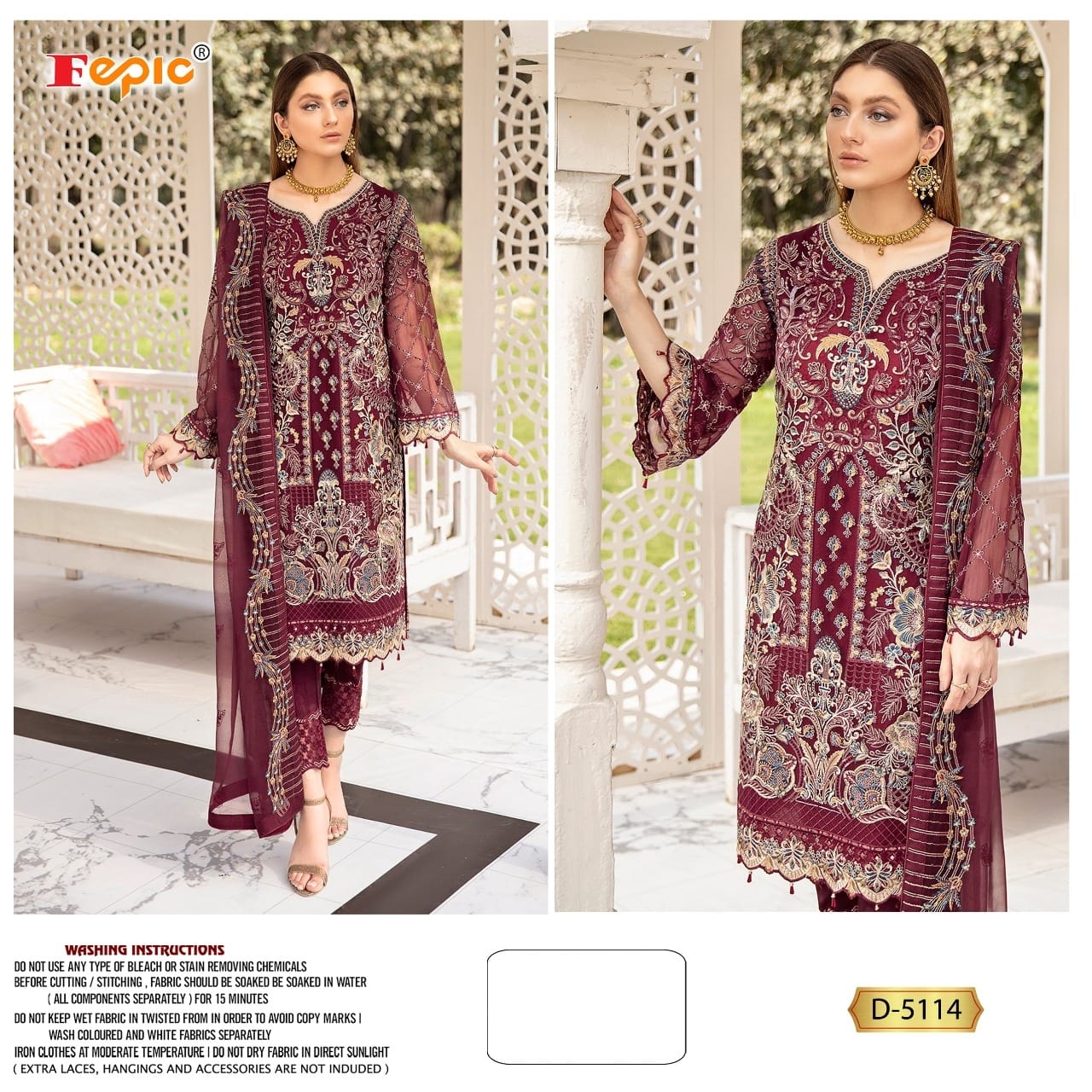 Fepic Rosemeen 5114 Designer Georgette Suit