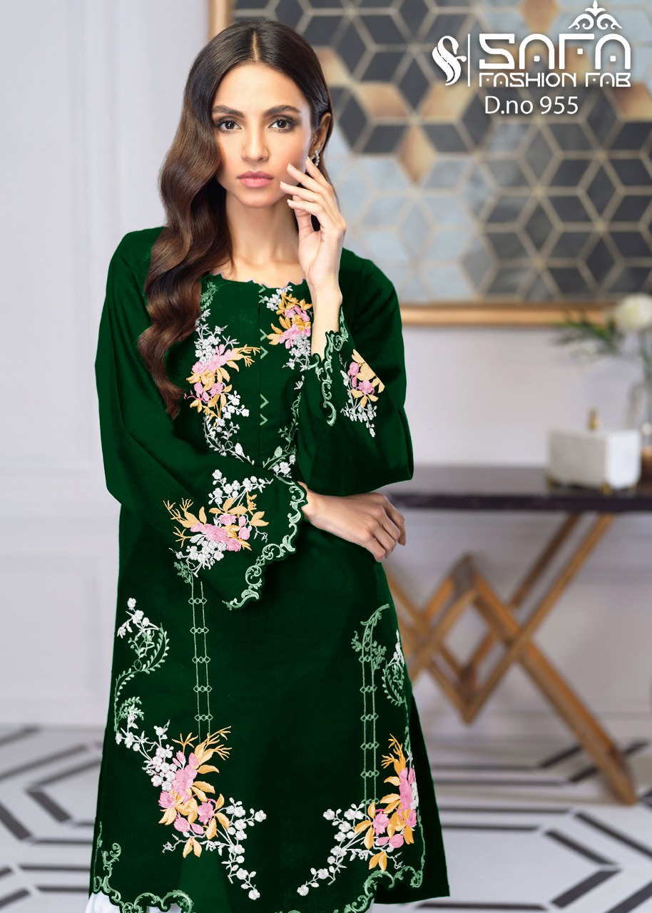 Safa Fashion Fab Sf-955 Designer Pure Georgette Tunic