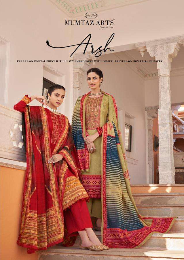 Mumtaz Arts Arsh Series 7001-7010 Lawn Cotton Suits