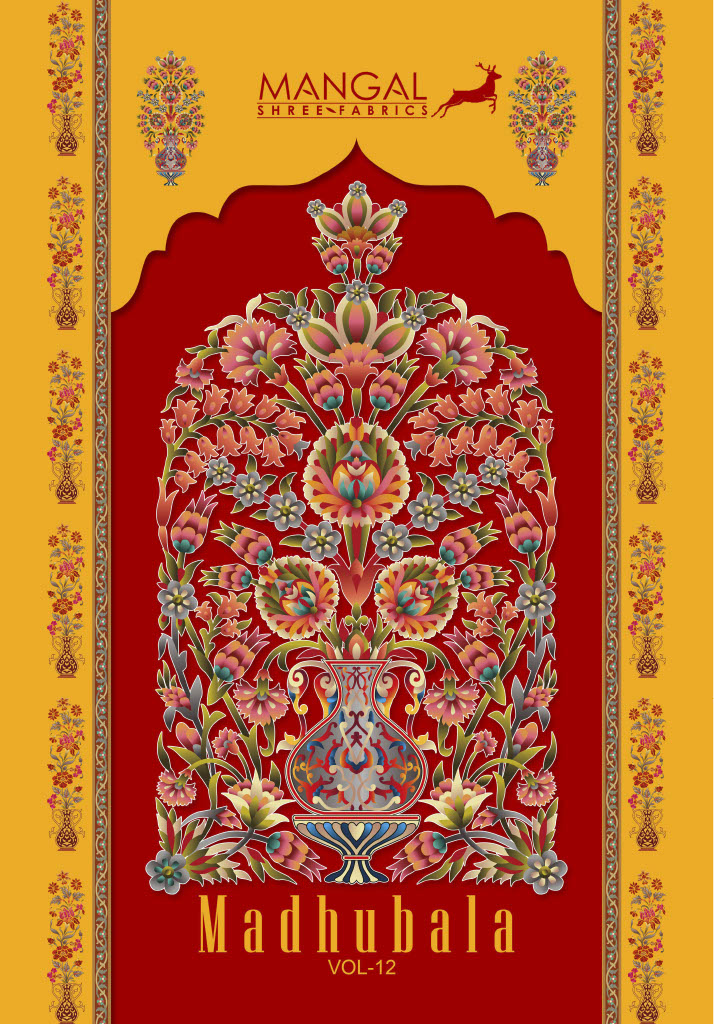 Mangal Madhubala Vol-12 Series 12001-12015 Cotton Printed Suit