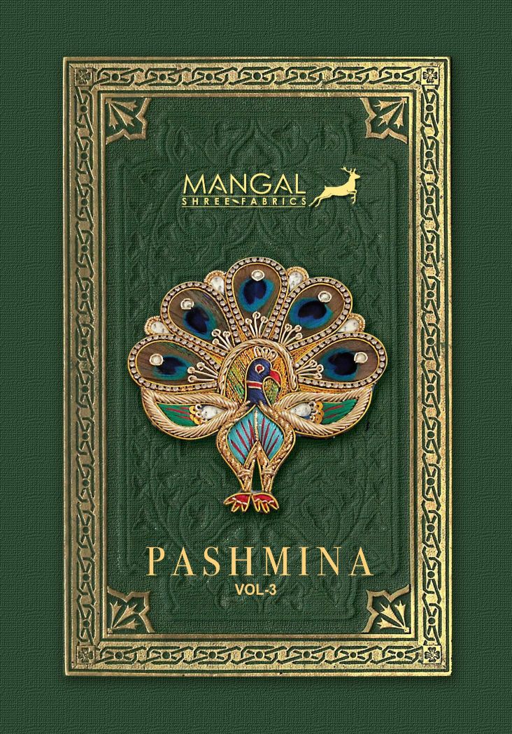 Mangal Pashmina Vol-3 Series 3001-3012 Cotton Printed Suit