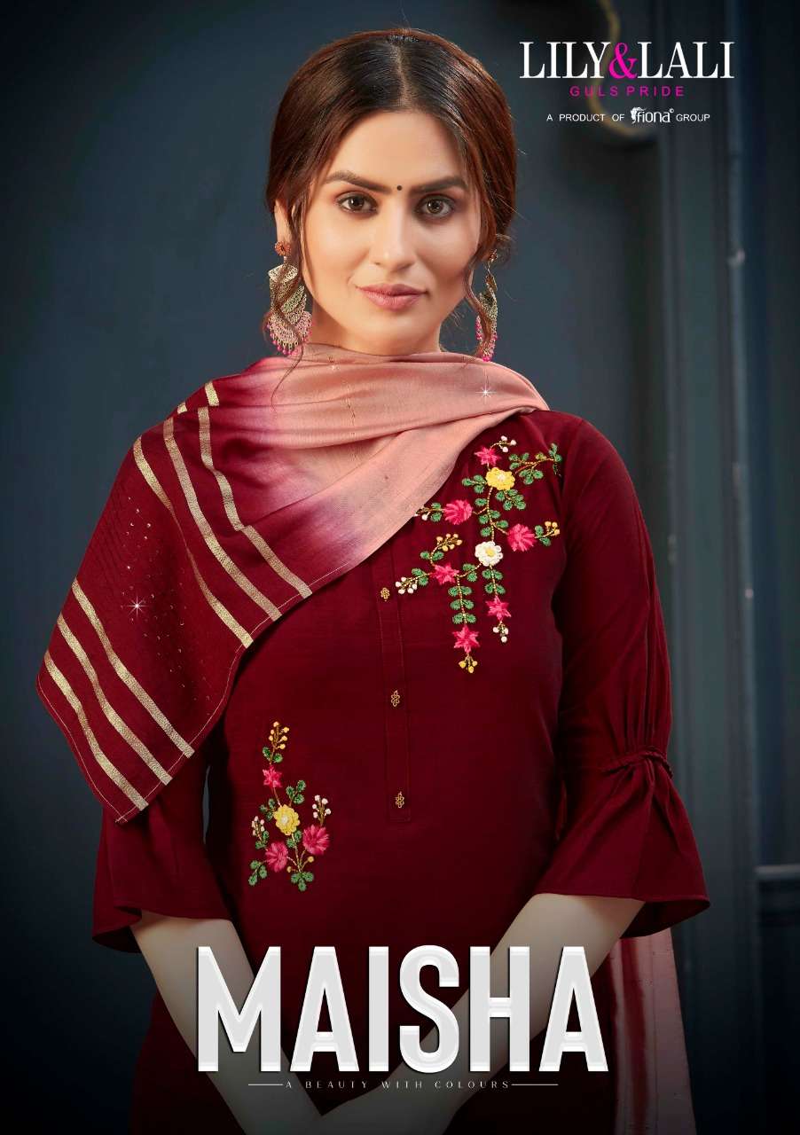 Maisha By Lily & Lali Viscose Handwork Readymade Suits