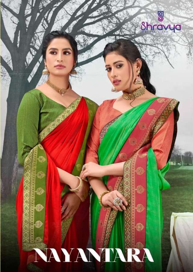 Nayantara By Shravya Chiffon Silk Casual Wear Saree