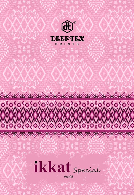 Deeptex Ikkat Special Vol-5 Series 5001-5020 Pure Cotton Saree