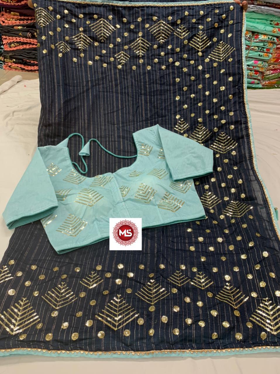 Ms Present Designer Pure Cotton Saree