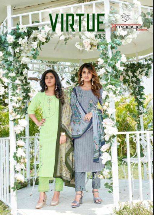 Amaaya Garments Virtue Vol 2 Readymade Cotton Suits Wholesaler