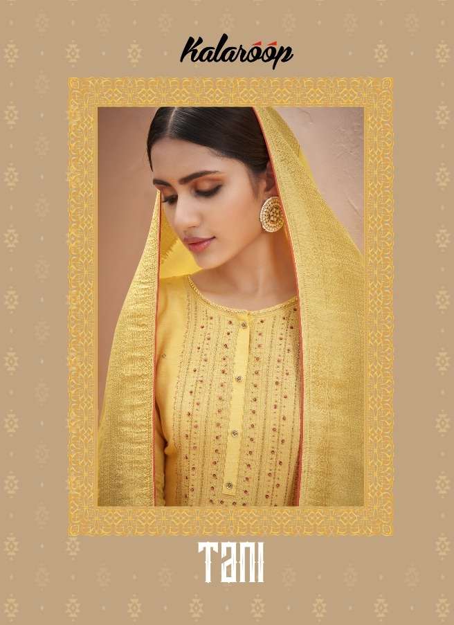 Kalaroop Tani Jacquard Readymade Salwar Kameez Wholesaler