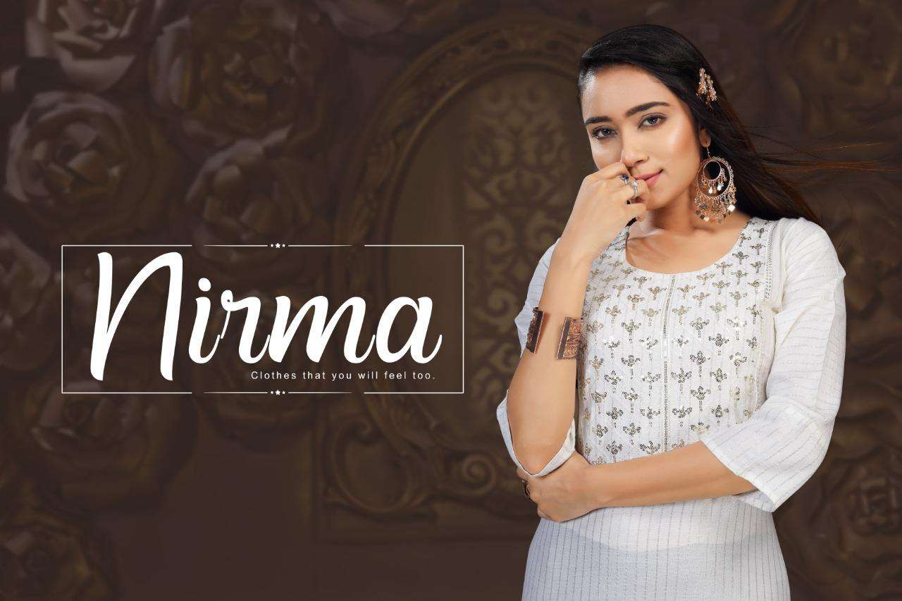 Nirma By Trendy Heavy Rayon With Sequence Work Catalog