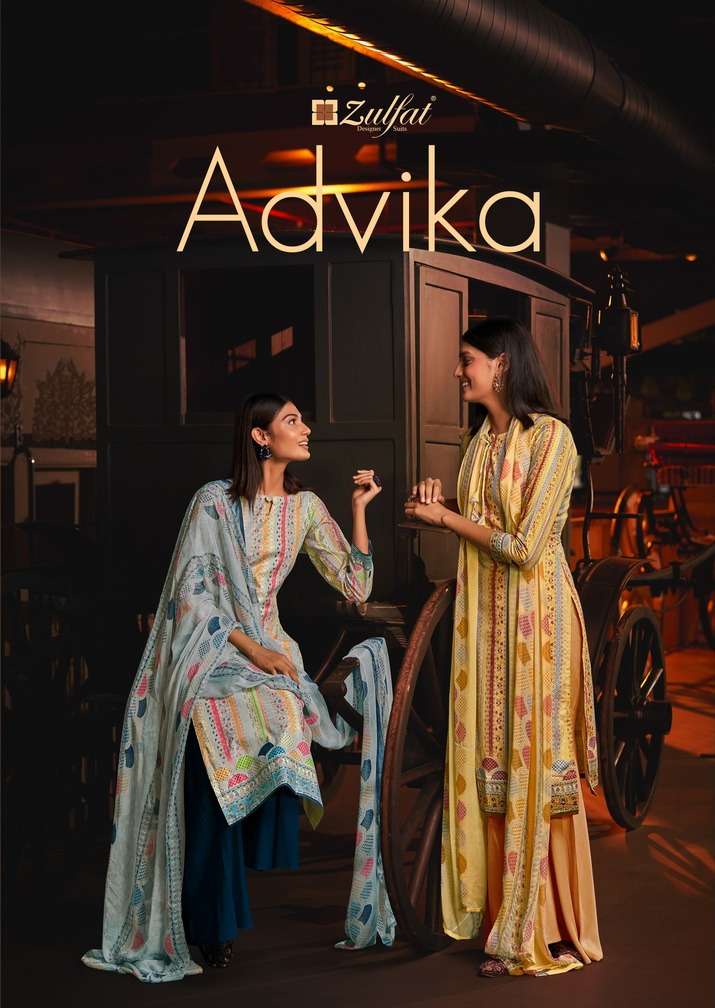 Zulfat Advika Series 35001-35010 Cotton Printed Dress Materials