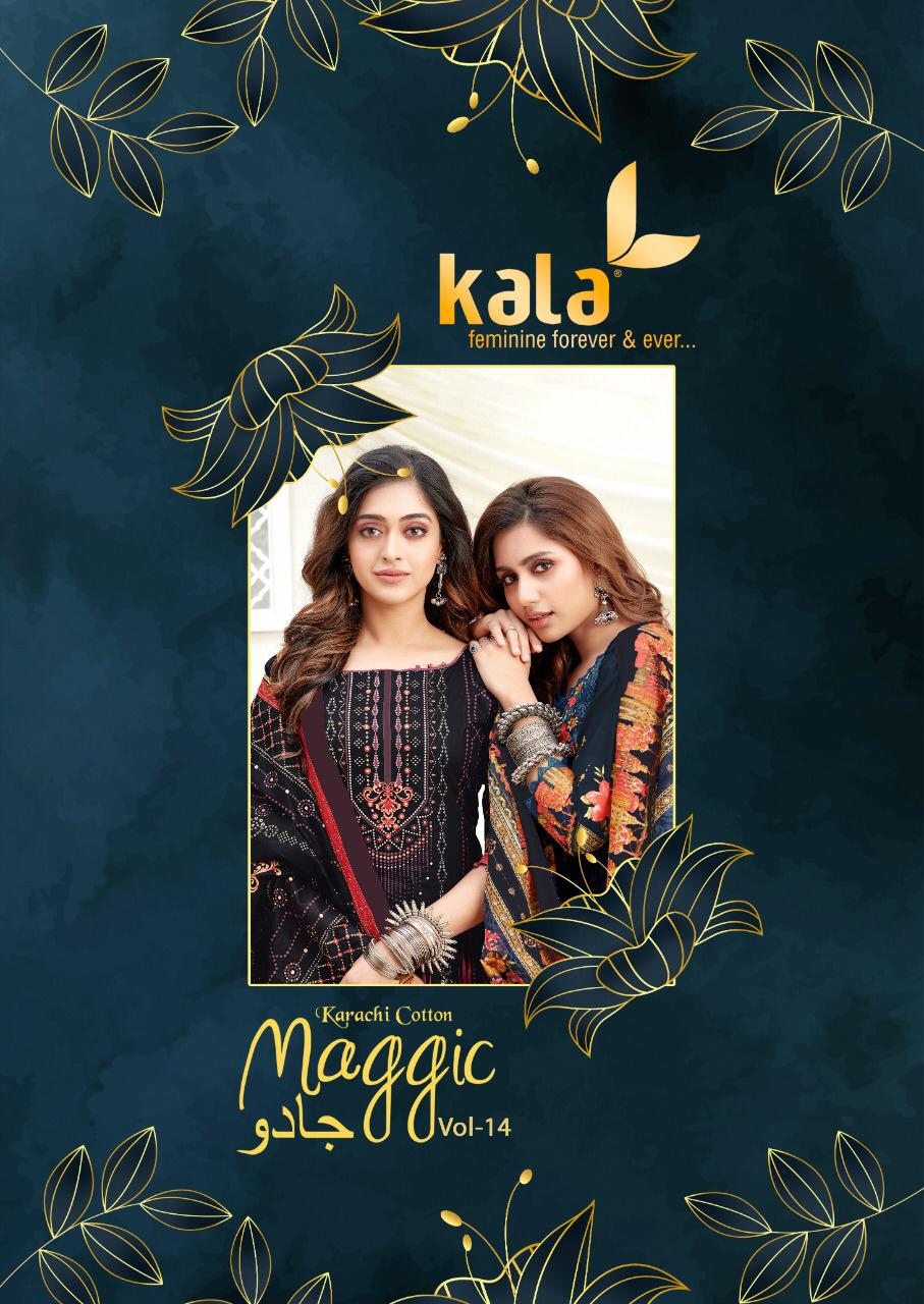 Kala Magic Vol 14 - Karachi Cotton Pure Cotton Suit