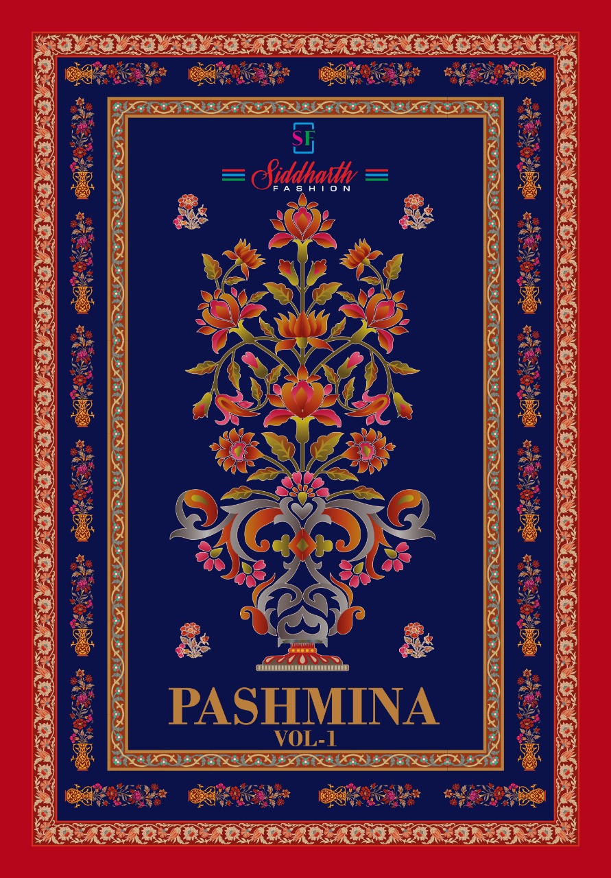 Siddharth Pashmina Vol 1 Pure Cotton Suit